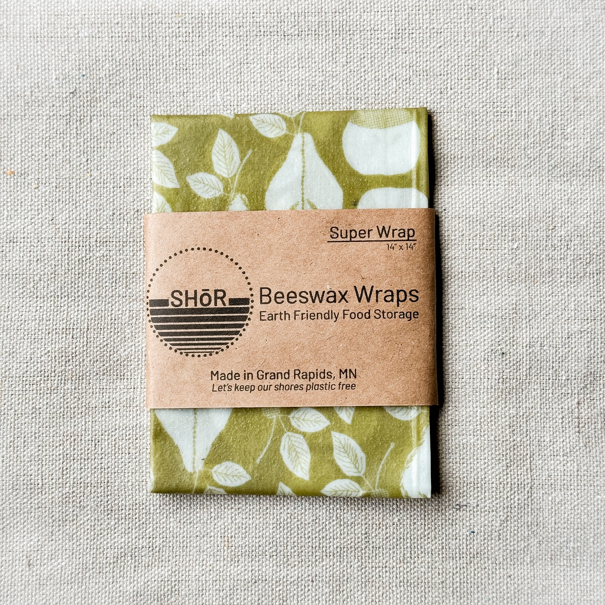 Pear Beeswax Food Storage Wrap (14x14")