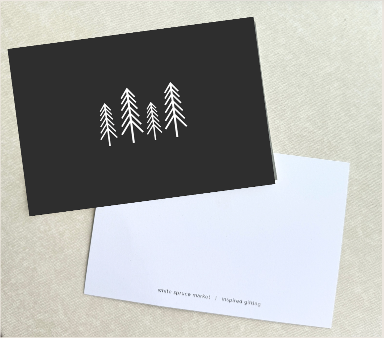 White Spruce Market Card