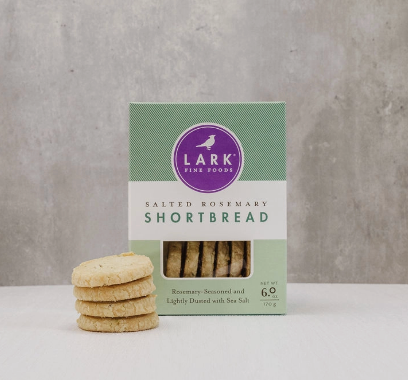 Salted Rosemary Shortbread - 6.0 oz