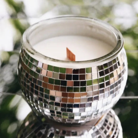 Grapefruit Oakmoss Disco Ball Candle (8 oz)