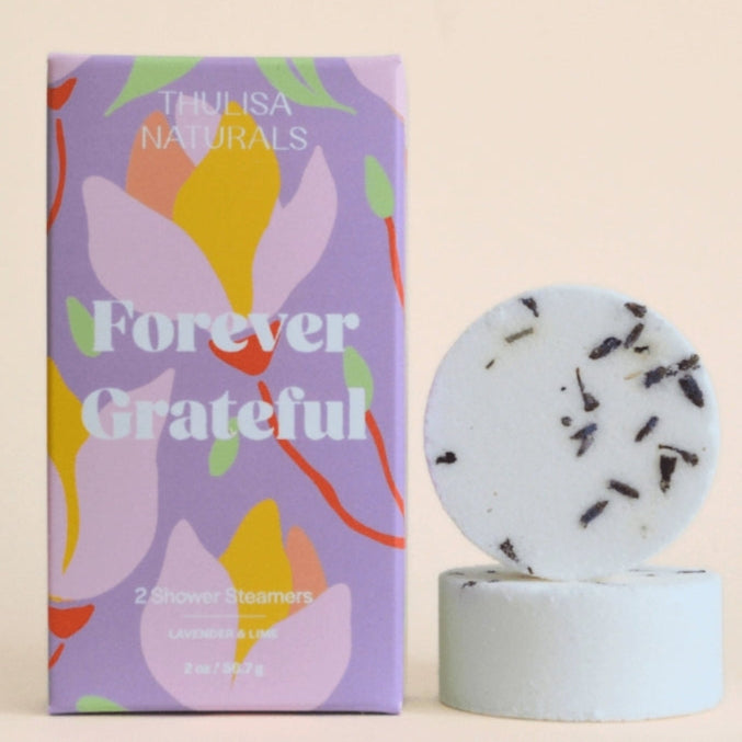 'Forever Grateful' Lavender & Lime Shower Steamers (2)