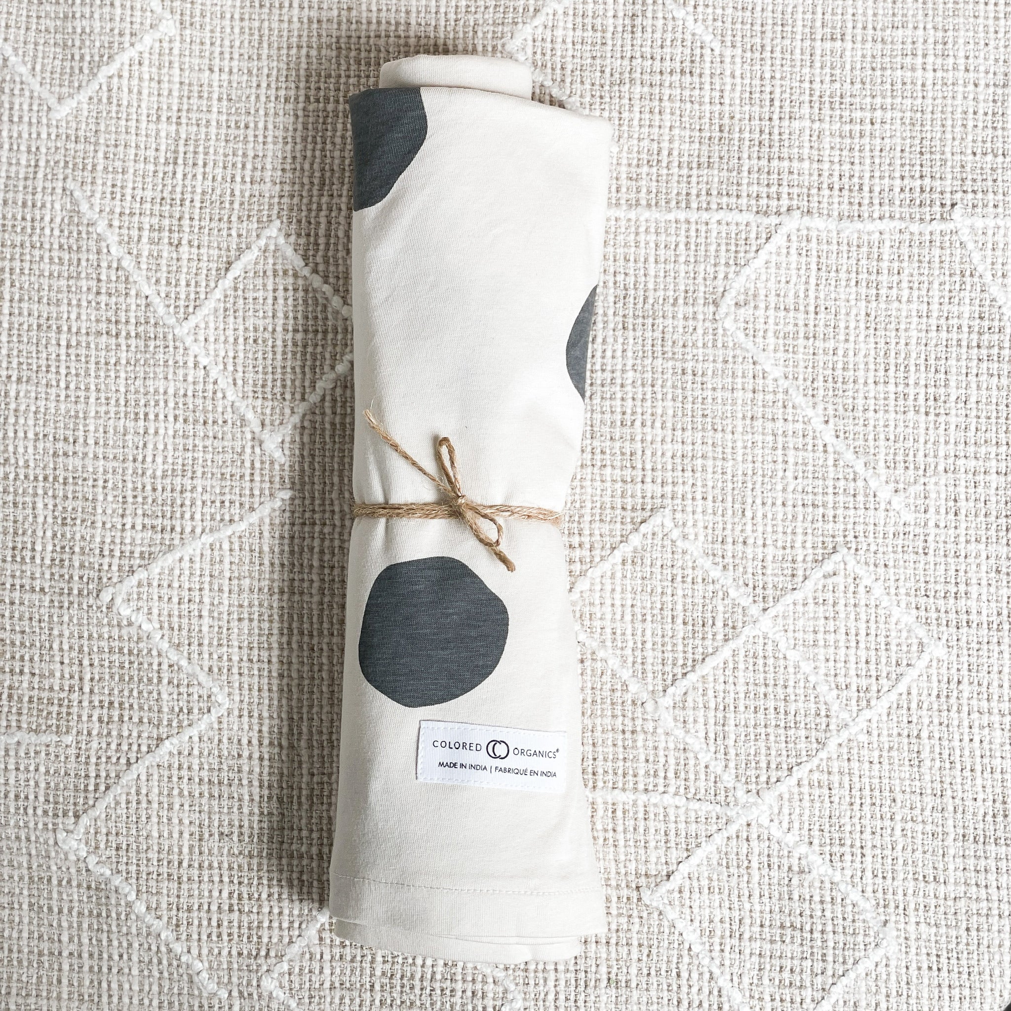 Polka Dot Organic Cotton Swaddle