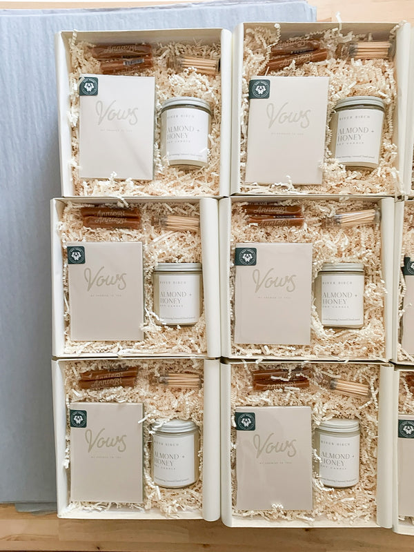Case Study: Client Welcome Gifts for Oak + Honey Events