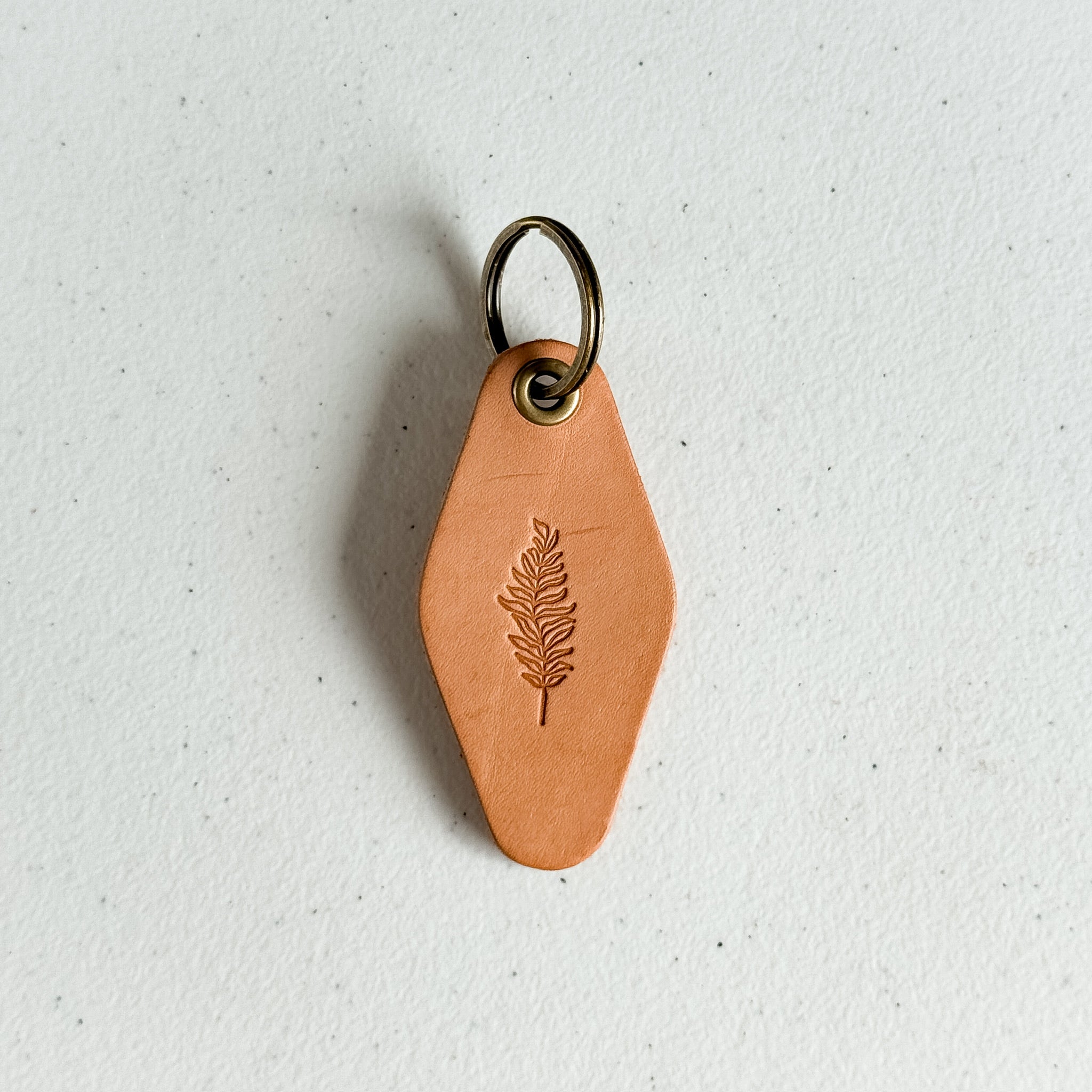 Fern Leather Keychain by Fauna Wild