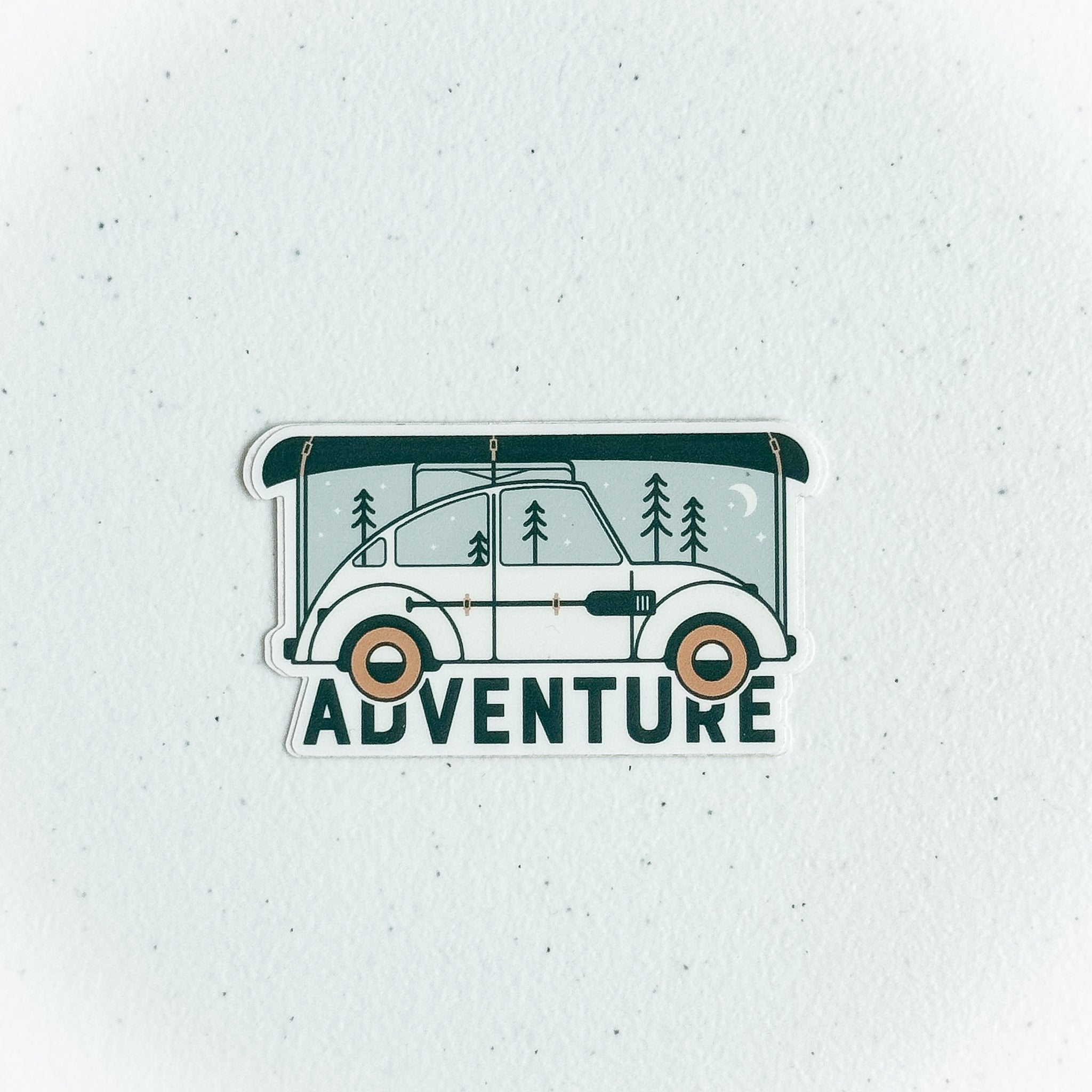 Adventure Sticker by Ruff House Print Shop