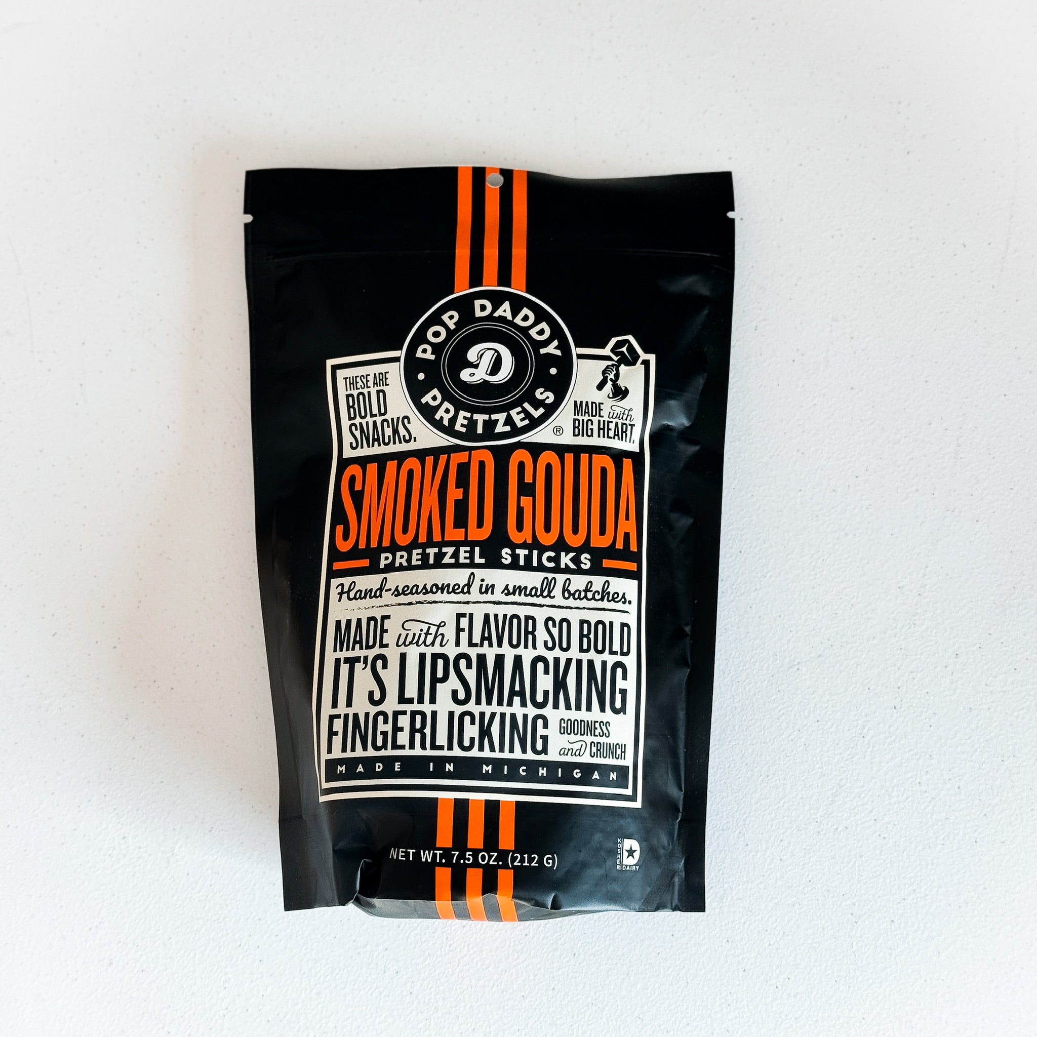 Smoked Gouda Seasoned Pretzels (7.5oz) by Pop Daddy Pretzels