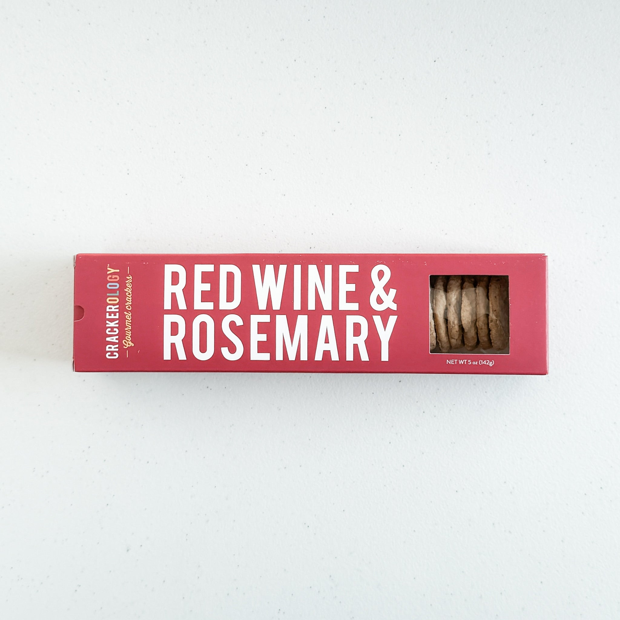 Red Wine & Rosemary Crackers by Crackerology