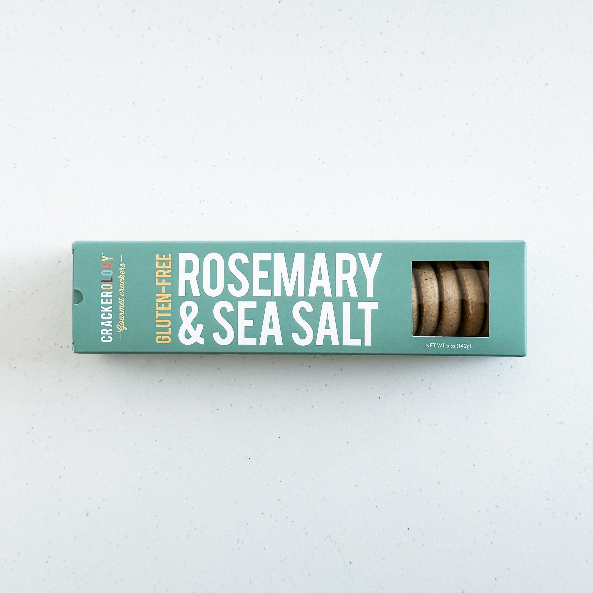 Rosemary & Sea Salt Crackers (GF) by Crackerology