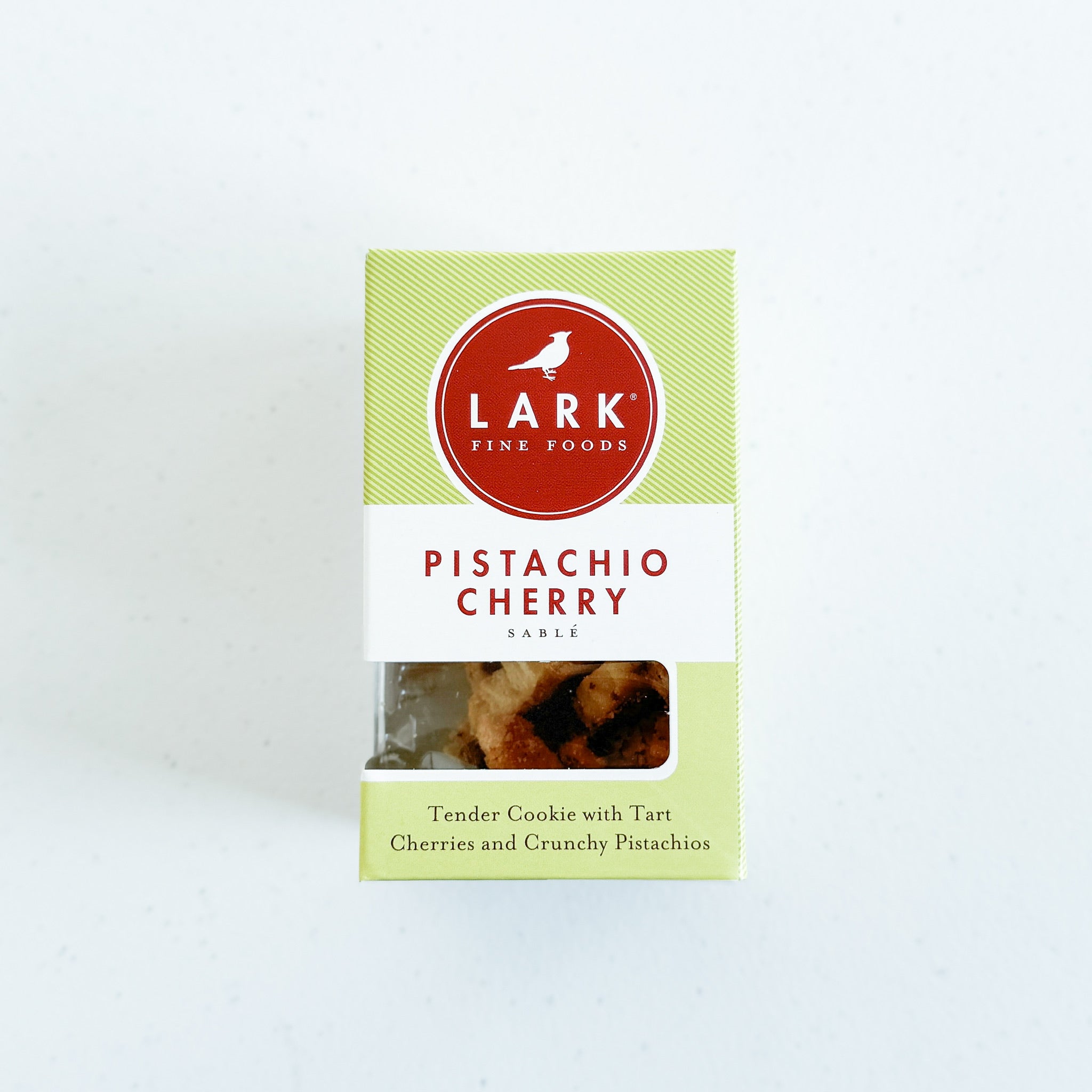 Pistachio Cherry Sable Cookies (3oz) by Lark Fine Foods