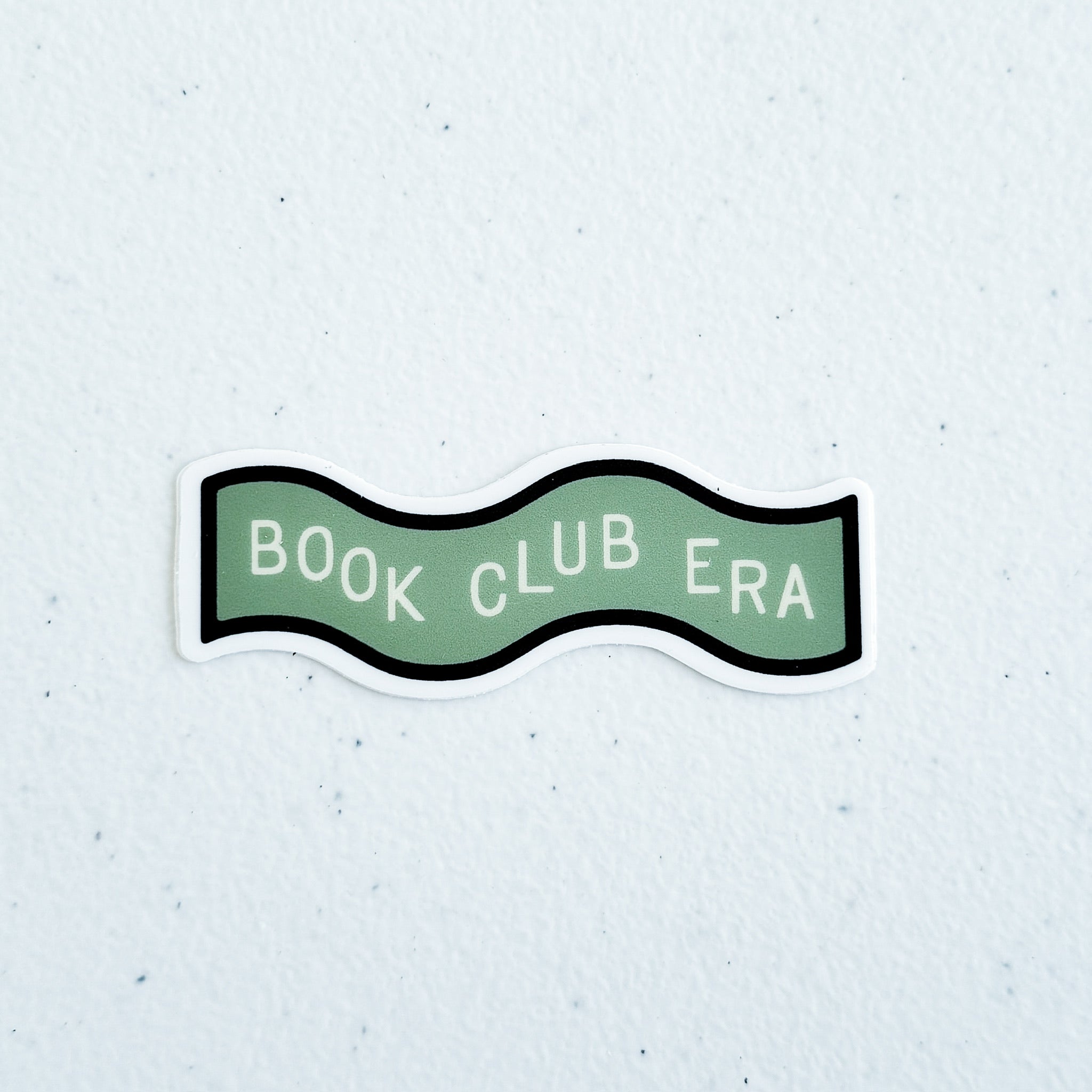 Book Club Era Sticker by Ruff House Print Shop