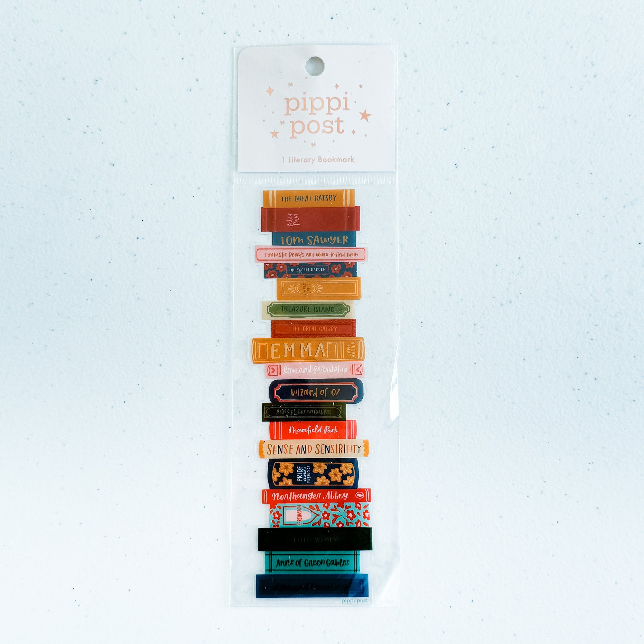 Book Stack Bookmark by Pippi Post