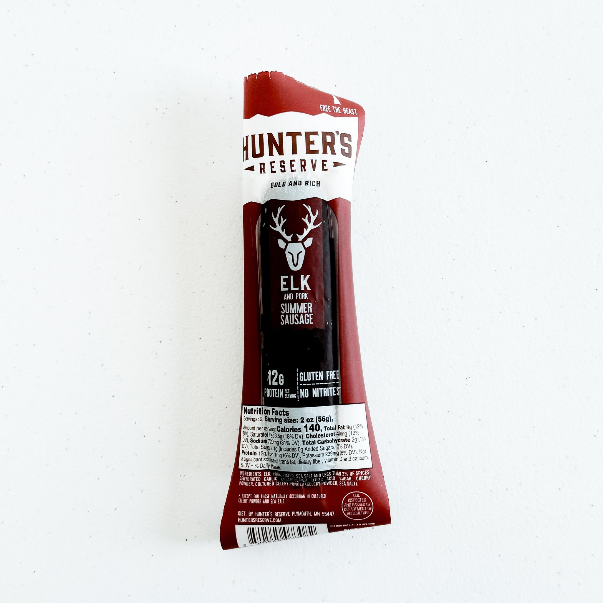 Elk Summer Sausage (4oz) by Hunter's Reserve