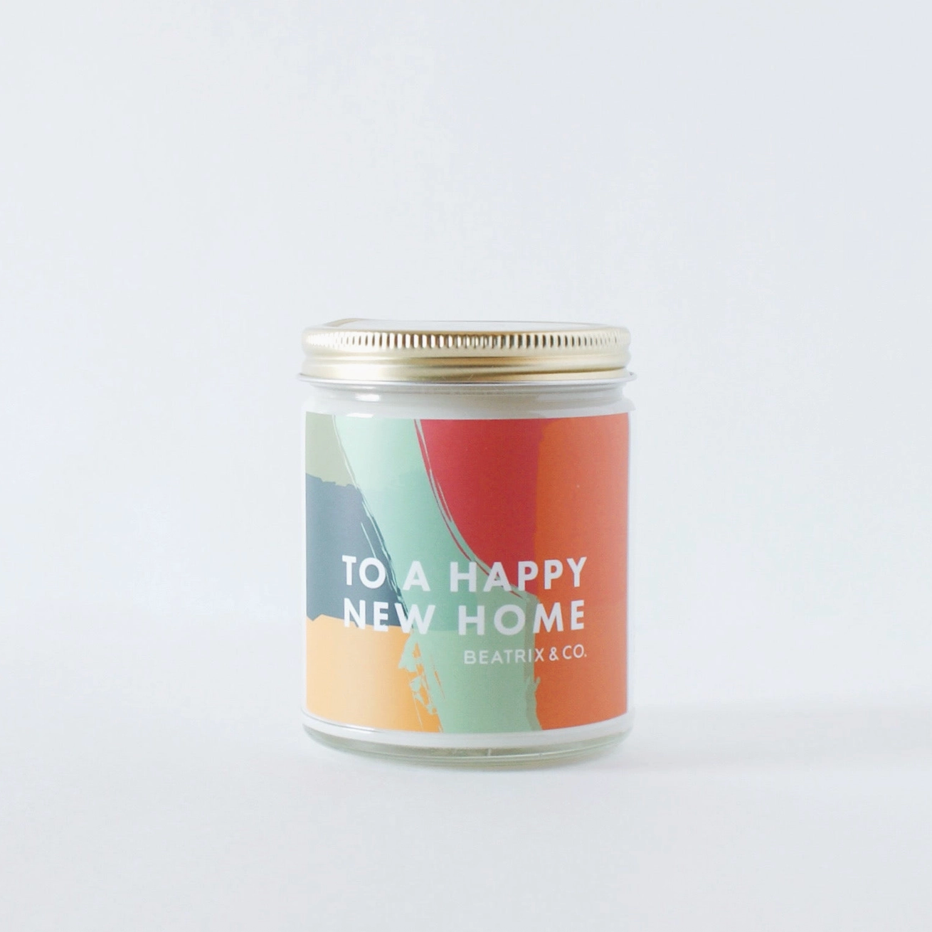 "To a Happy New Home" 9 oz. Soy Candle (Cedarwood & Cashmere)