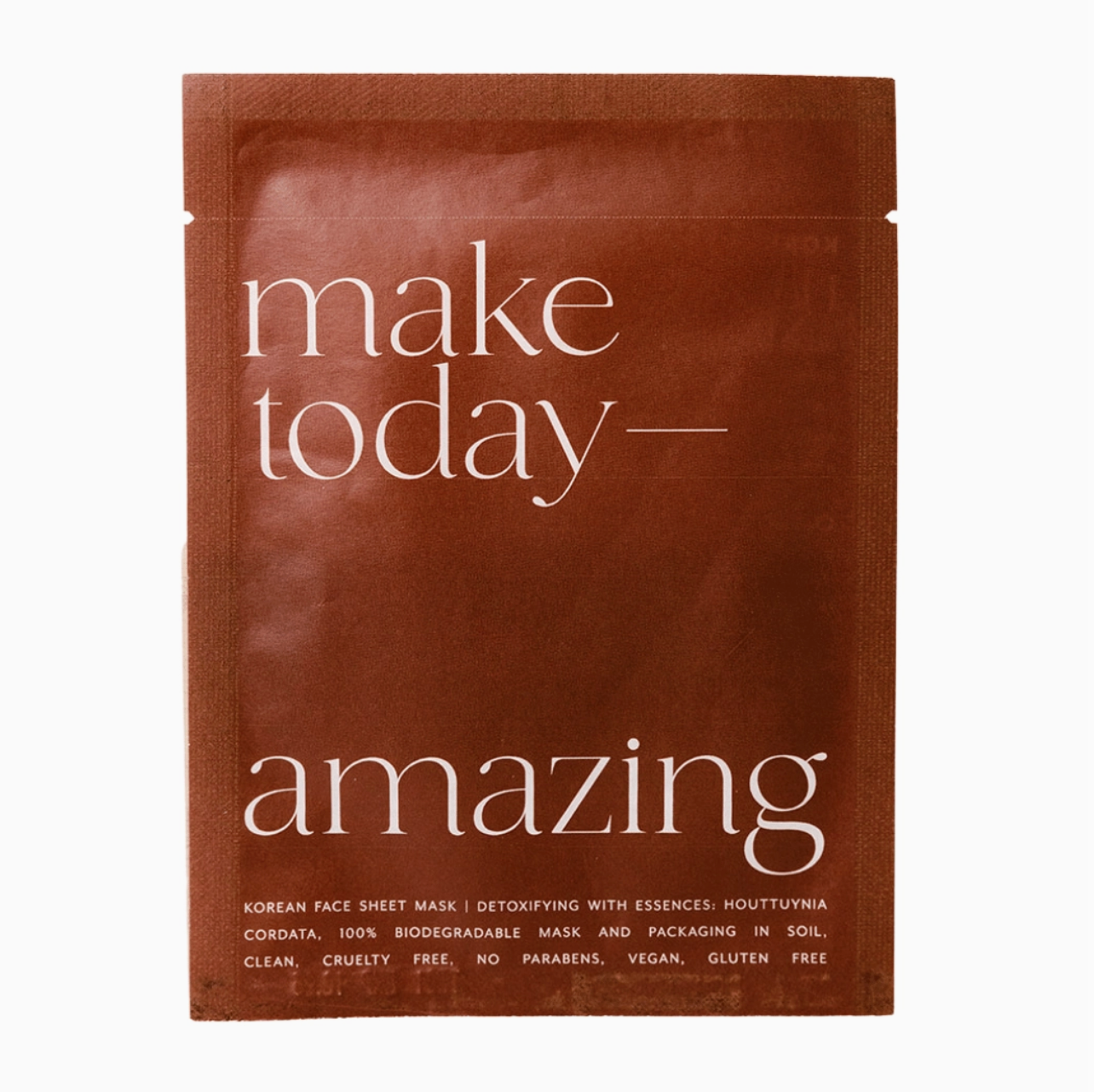 "Make Today Amazing" Sheet Mask