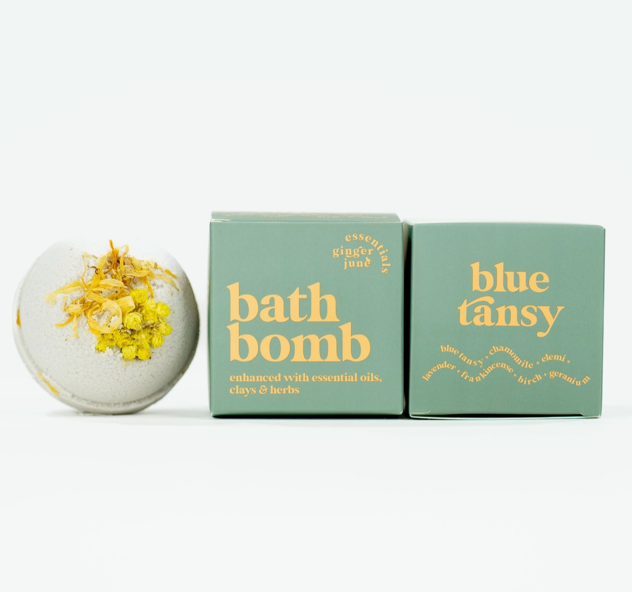 Blue Tansy Botanical Bath Bomb