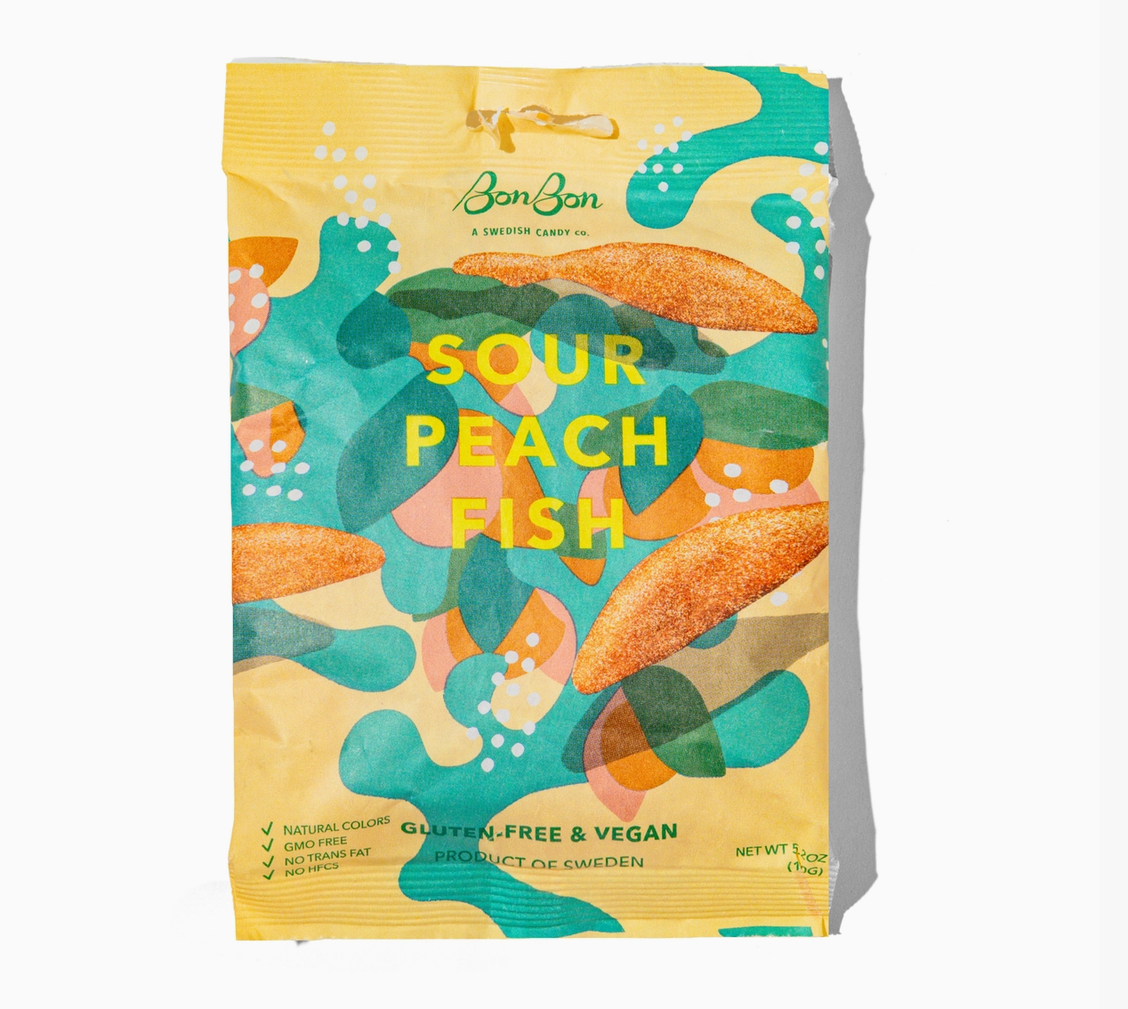 Sour Peach Fish Gummies