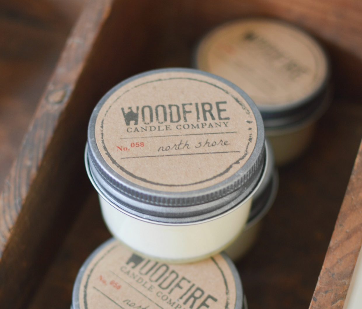 North Shore Soy Wood Wick Candle