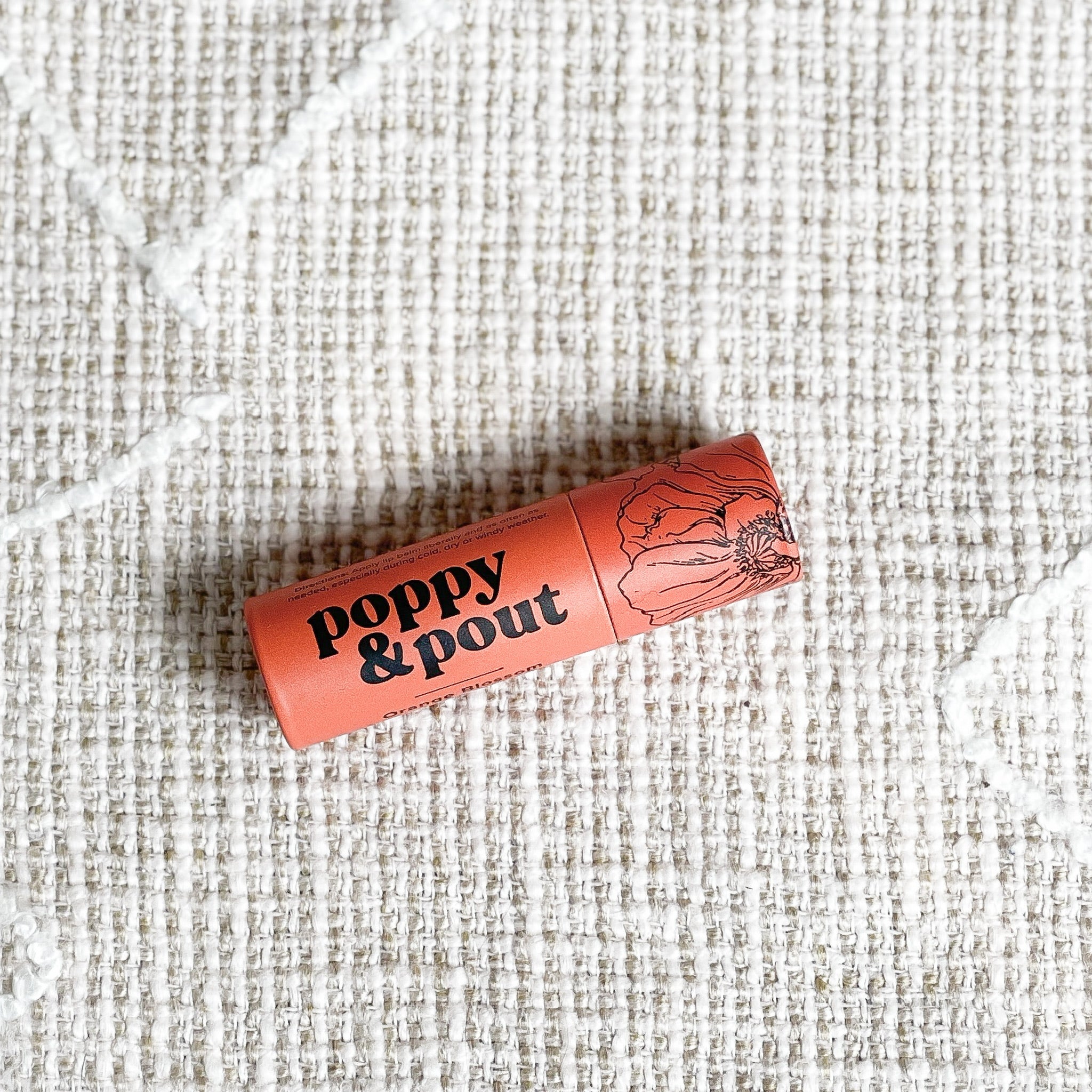 Pomegranate Peach Lip Balm by Poppy & Pout