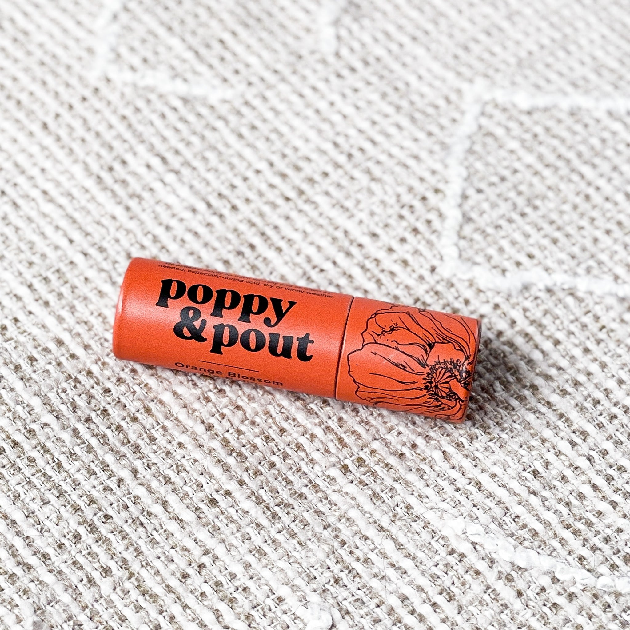 Orange Blossom Lip Balm by Poppy & Pout