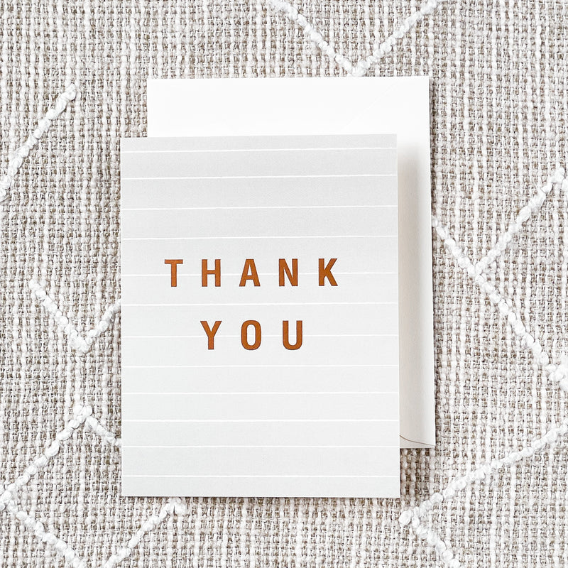 Card Upgrade: 'Thank You' Card by Ginger P. Designs