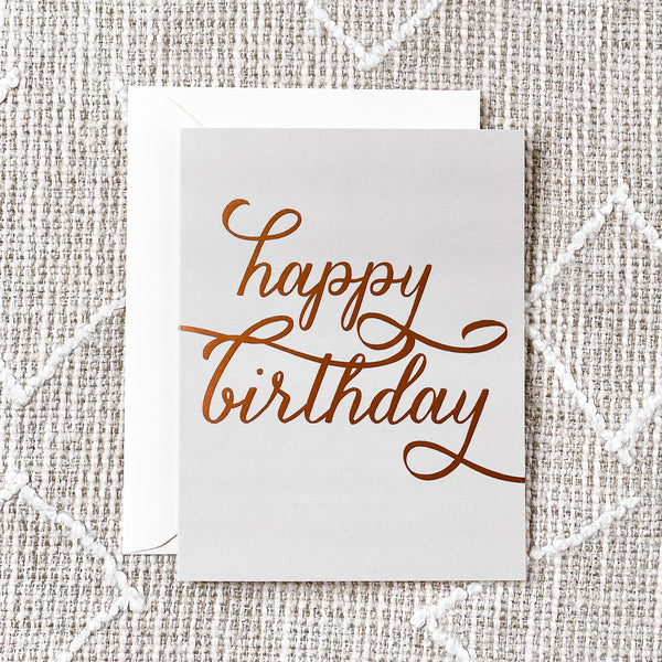 Card Upgrade: 'Happy Birthday' Card by Ginger P. Designs