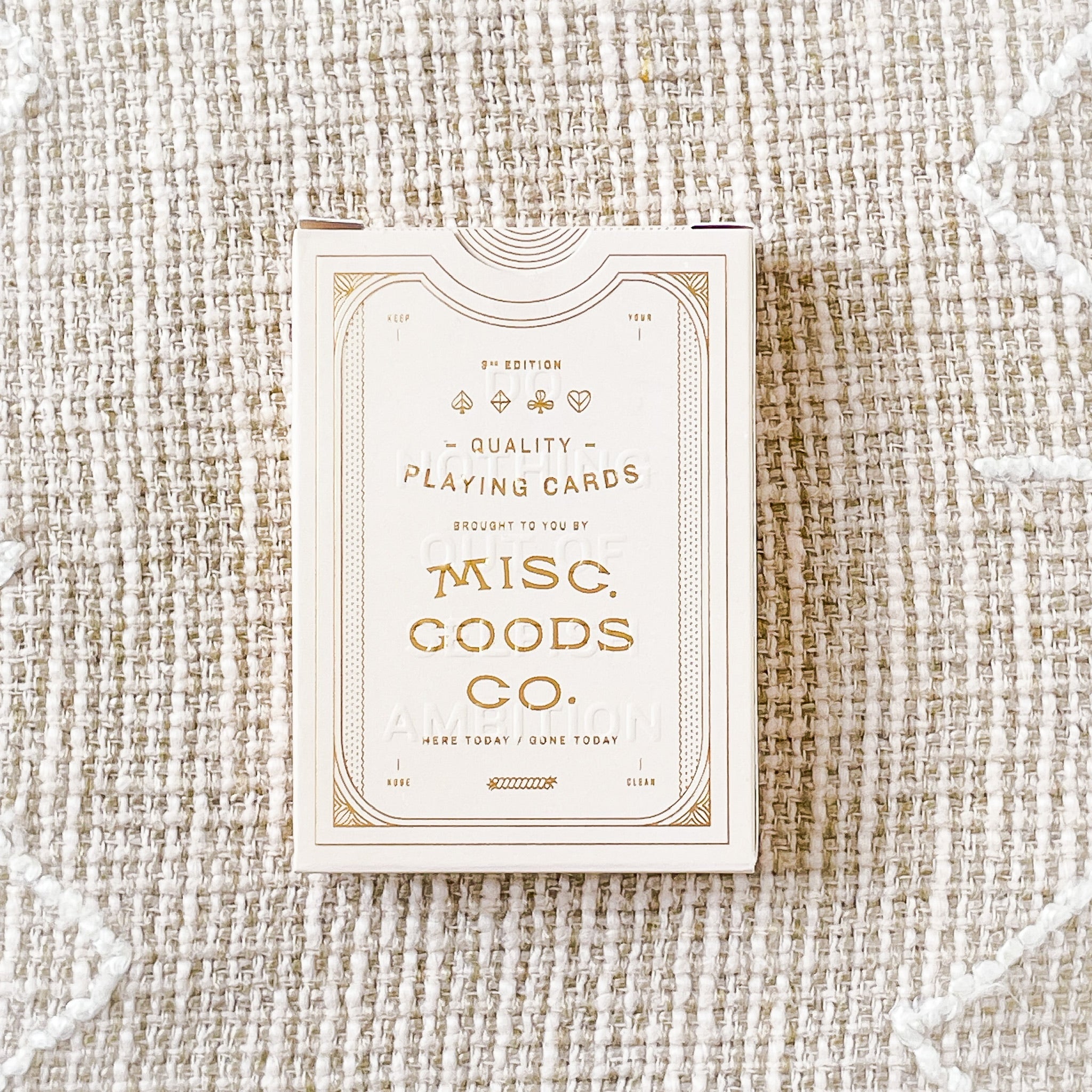 Playing Cards by Misc. Goods Co.