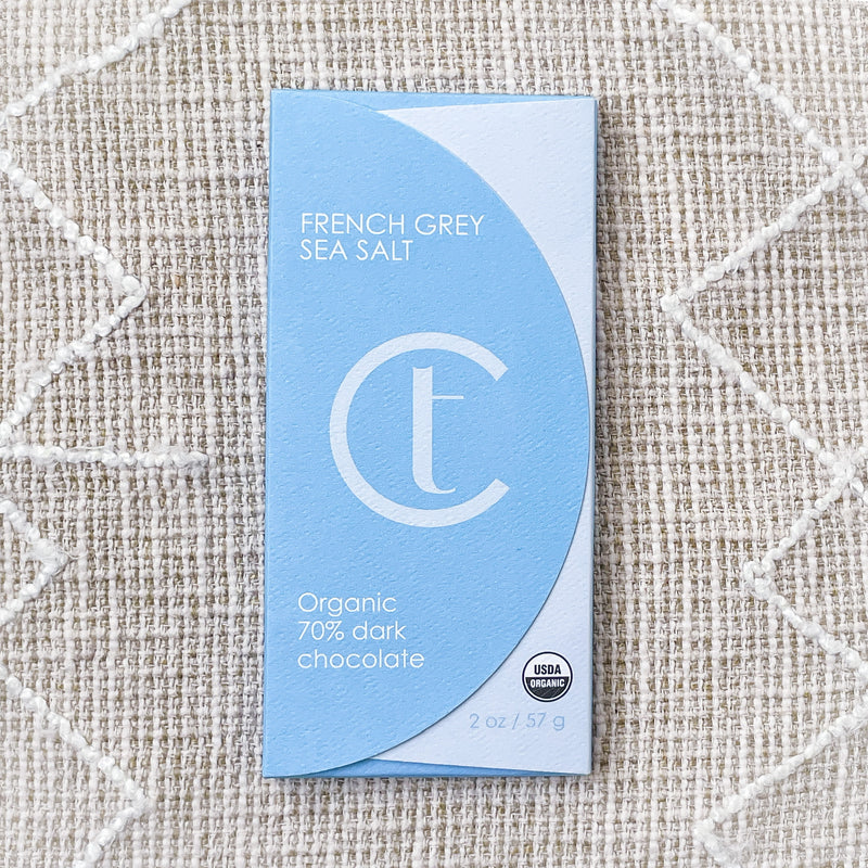 French Grey Sea Salt Chocolate Bar by TC Chocolate